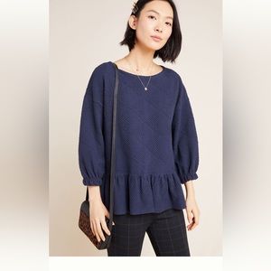 Navy Top from Anthropologie